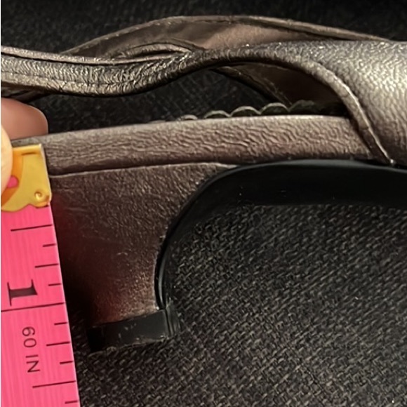 Bow Ballet Flat Kitten Heel Shoe Leather Slip On Strap Baby Doll Kawaii Coquette - Picture 6 of 7